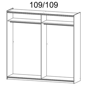 Schwebetürenschrank Borba von Rauch