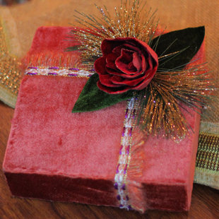 natures luxury floral accent christmas gift box decoration - Outdoor Christmas Decorations Gift Boxes natures luxury floral accent christmas gift box decoration - Outdoor Christmas Decorations Gift Boxes