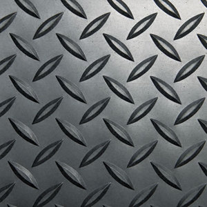 Industrial Deck Plate Anti-Fatigue Mat, Vinyl, 36