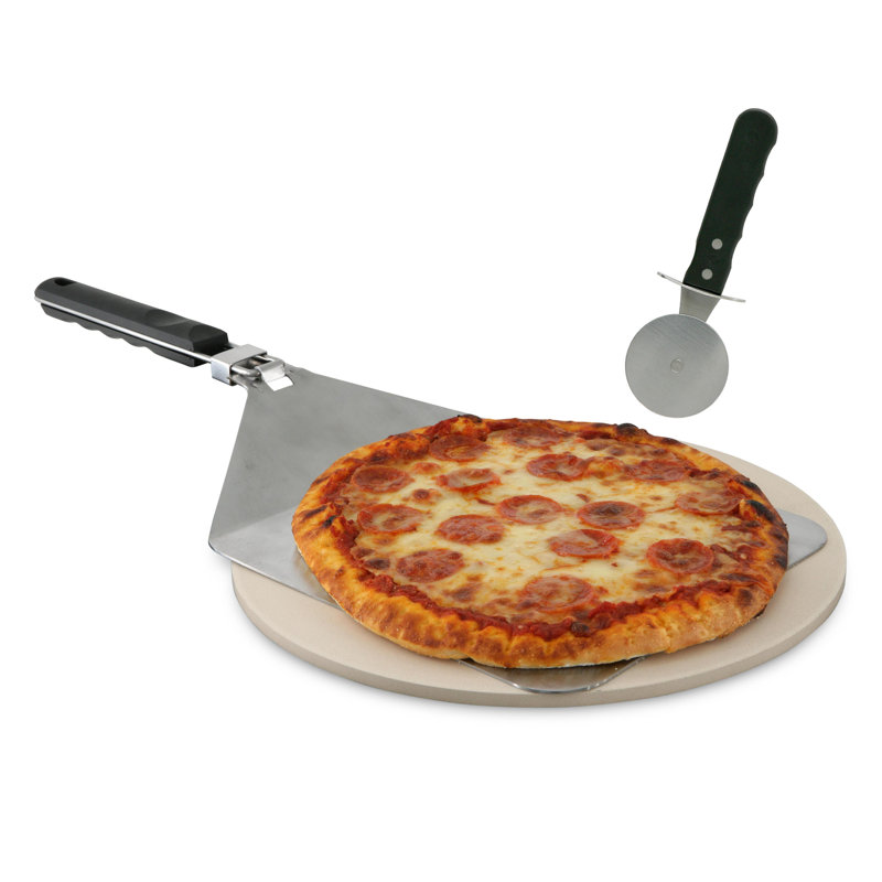 Mr. BarBQ 3 Piece Pizza Stone Set Wayfair