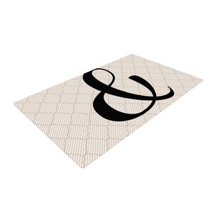 Amperstamp Black/White Area Rug