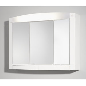 76 cm x 58 cm Spiegelschrank Swing with Lighting..