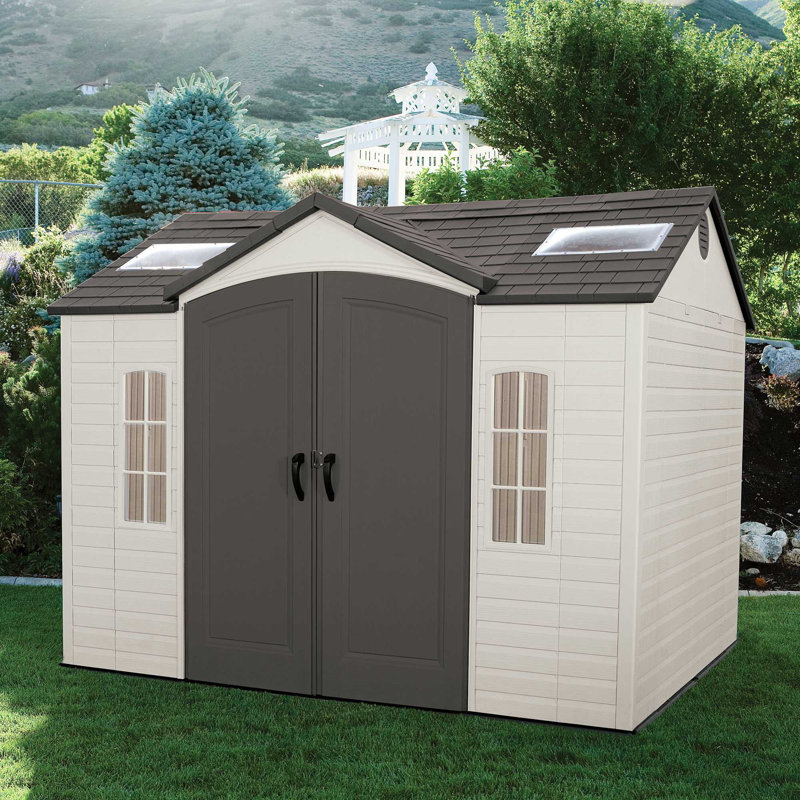 Garden Sheds 7 X 9 lifetime side entry 9 ft. 8 in. w x 7 ft. 8 in. d plastic storage Garden Sheds 7 X 9 lifetime side entry 9 ft. 8 in. w x 7 ft. 8 in. d plastic storage