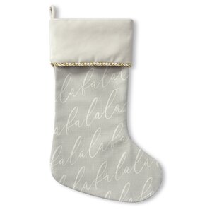 Falala Holiday Stocking with Single Sided Print