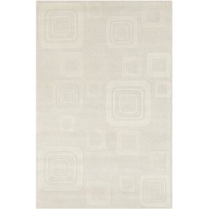 Oritz Hand Tufted Wool Beige/Cream Area Rug