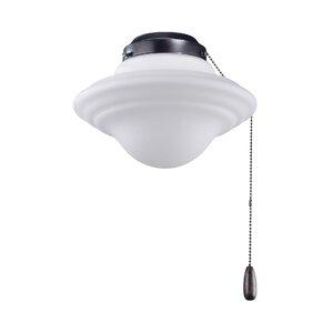 Pierce Paxton 1-Light Schoolhouse Ceiling Fan Light Kit