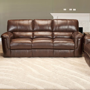 Blair Leather Sofa Wayfair Blair Dual Leather Reclining Sofa