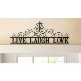 Live Love Laugh Wall Decor Wayfair Live Laugh Love Metal Wall Décor