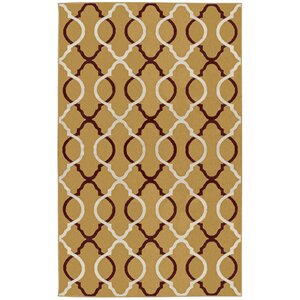 Joan Gold/Red Area Rug