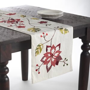 Poinsettia Table Runner