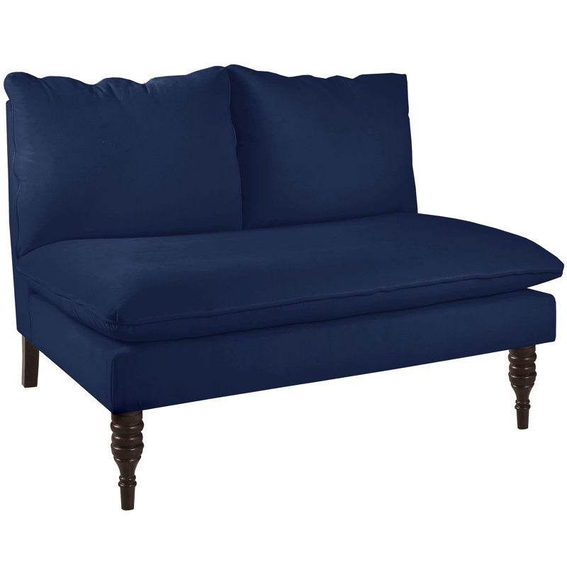Skyline Furniture Velvet Settee Loveseat & Reviews Wayfair