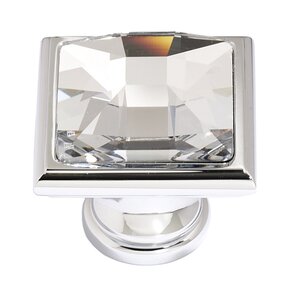 Swarovski Crystal Square Knob