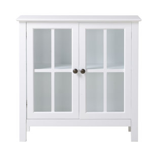 Tall Gl Door Cabinet Wayfair Gl 2 Door Accent Cabinet