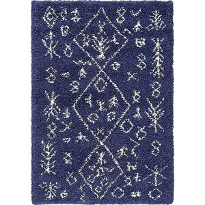 France Navy Blue Area Rug