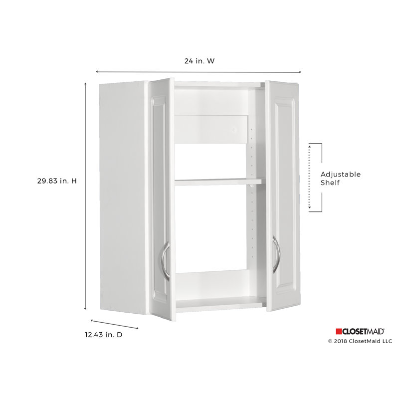 Dimensions 29 83 H X 24 W X 12 43 D Wall Cabinet Reviews