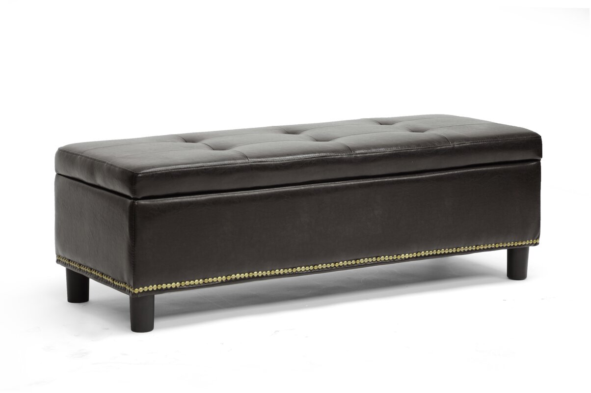 Wholesale Interiors Baxton Studio Storage Ottoman Reviews Wayfair   Baxton Studio Storage Ottoman 