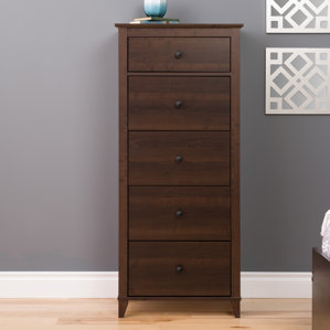 Pembrooke Vertical 5 Drawer Chest by Beachcrest Home