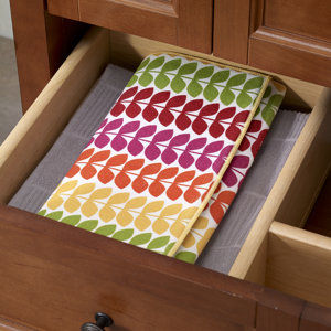 Vine Warm Reversible Print Dish Drying Mat (Set of 2)