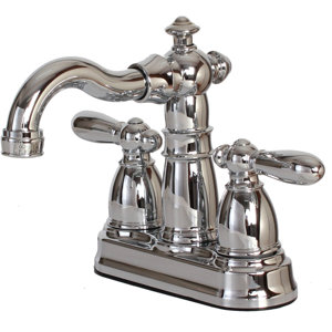 Lavatory Victorian Centerset Faucet Double Handle