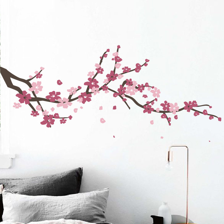The Decal Guru Cherry Blossom Branch Wall Decal & Reviews Wayfair