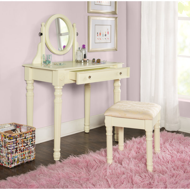 Wildon Home Lorraine Vanity With Mirror Reviews Wayfair Lorraine Vanity With Mirror