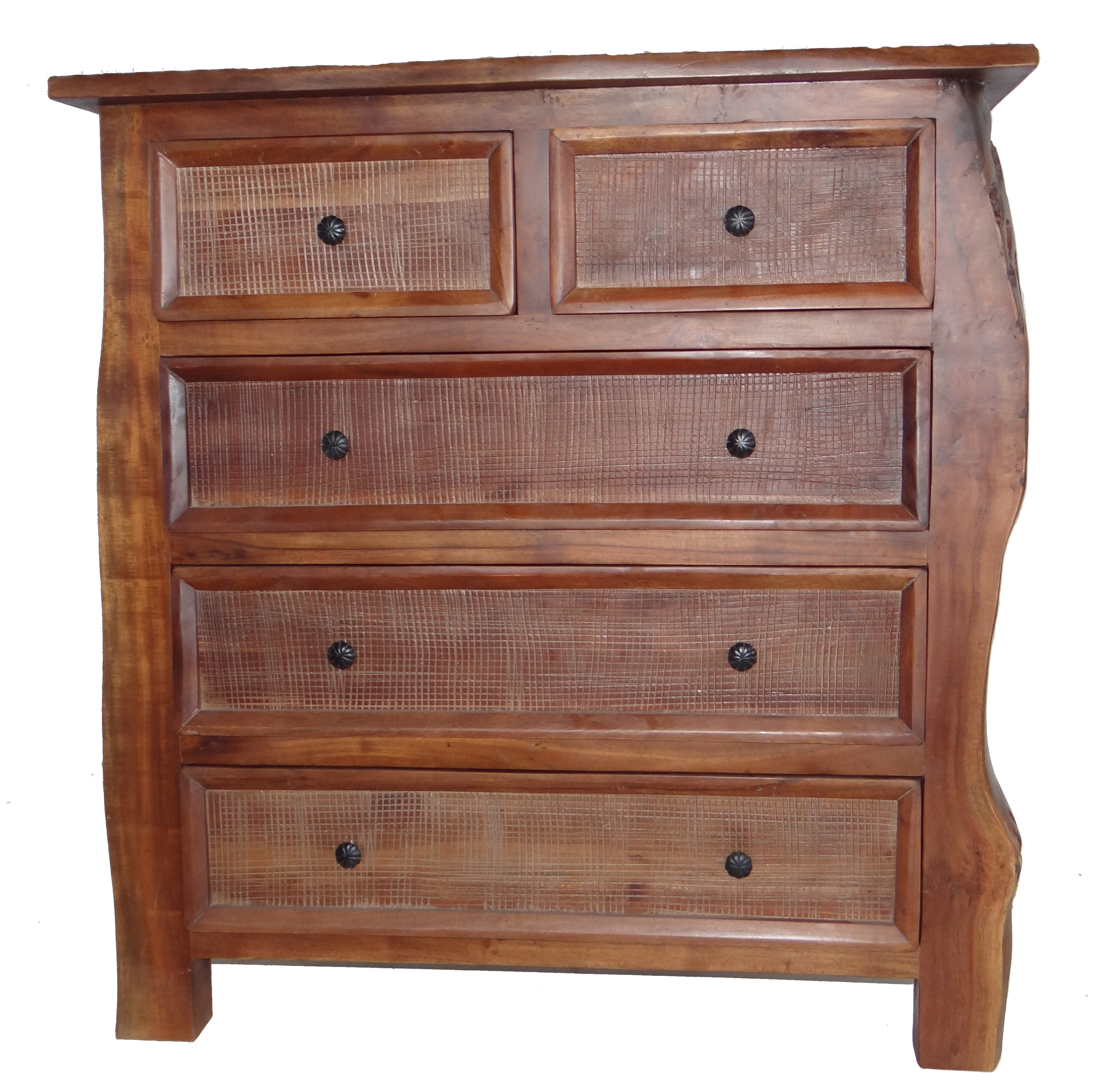 Rudy Solid Wood 5 Drawer Accent Chest