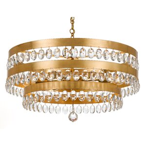 Opal 6-Light Crystal Chandelier