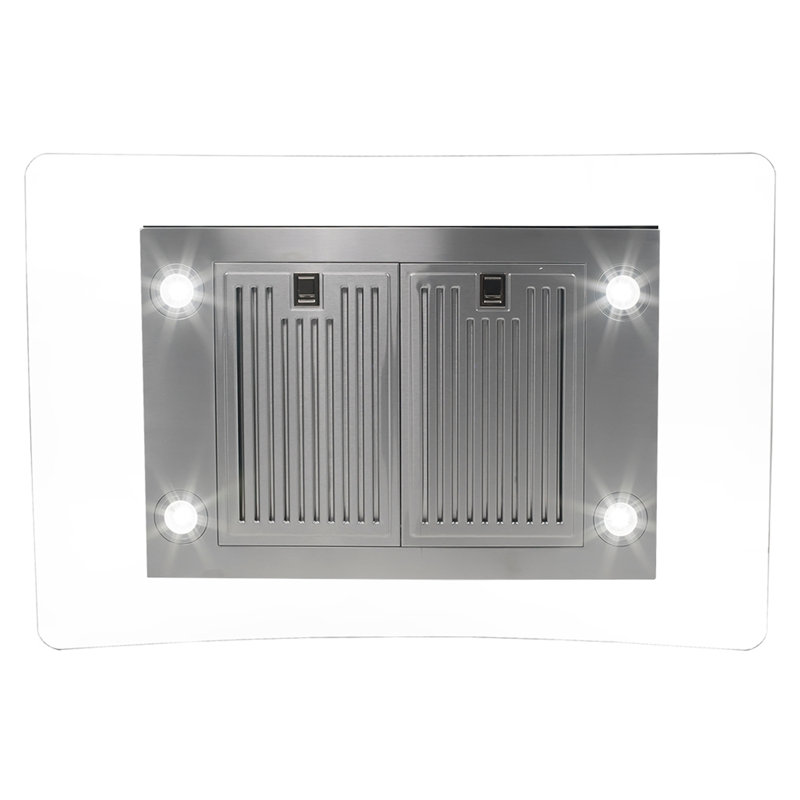 Cosmo 36" 900 CFM Ducted Island Range Hood in Stainless Steel & Reviews