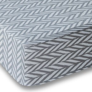 Herringbone Fitted Crib Sheet