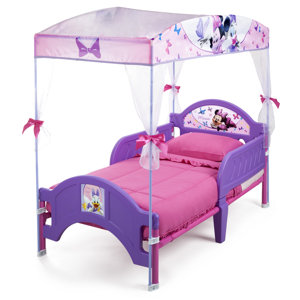 Disney Minnie Mouse Bow-tique Convertible Toddler Bed