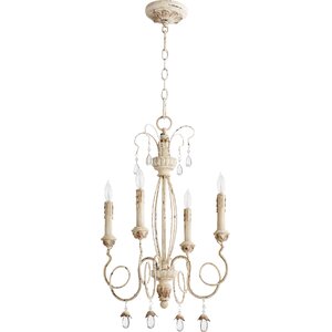 Jaune 4-Light Candle-Style Chandelier