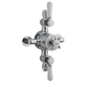 Dreigriff-Thermostat-Duscharmatur Unterputz Topa..