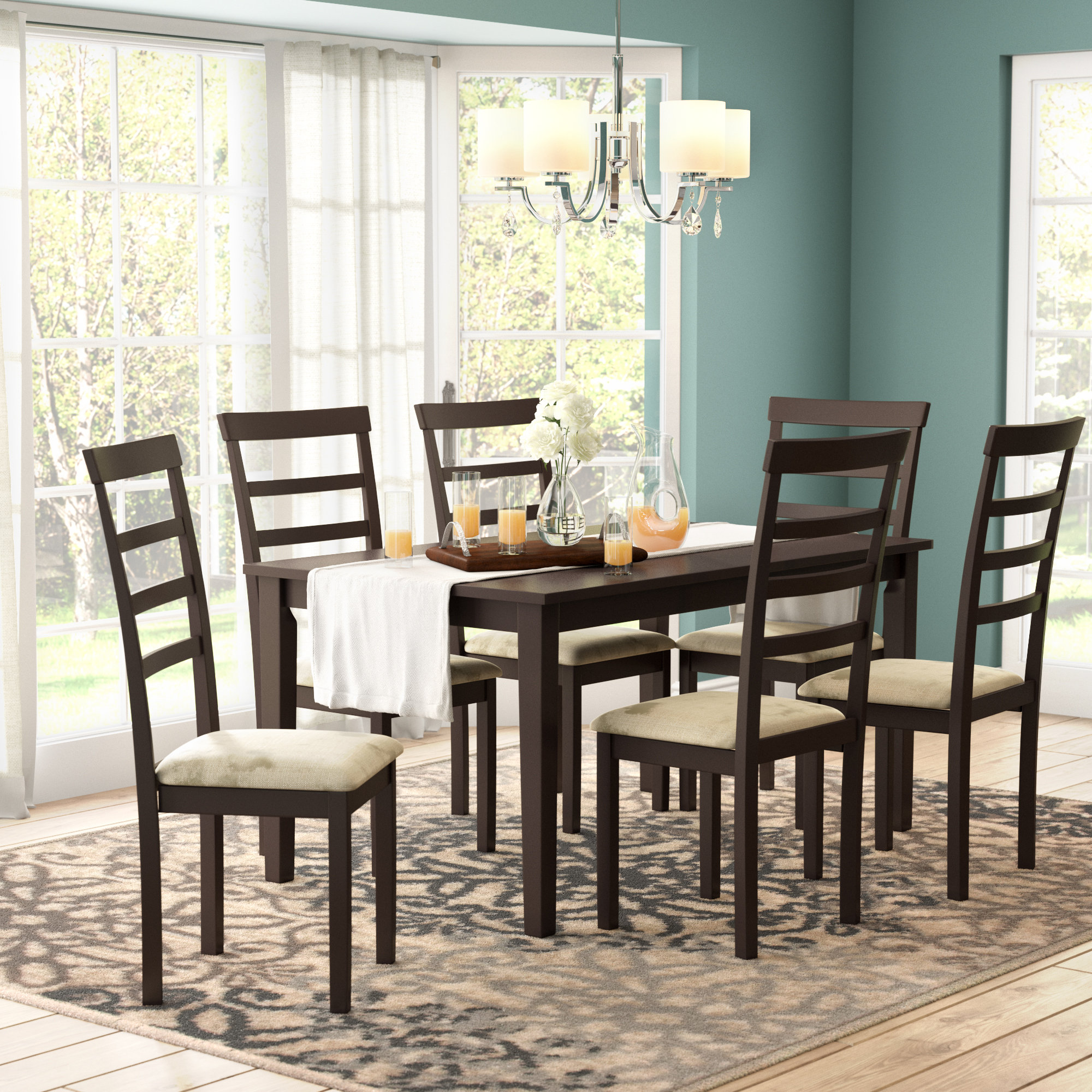 Lafayette 7 Piece Dining Set Reviews Birch Lane