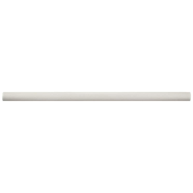 Elitetile Tivoli 12 X 0 5 Ceramic Bullnose Tile Trim In Matte Tivoli 12 X 0 5 Ceramic Bullnose Tile Trim In Matte White