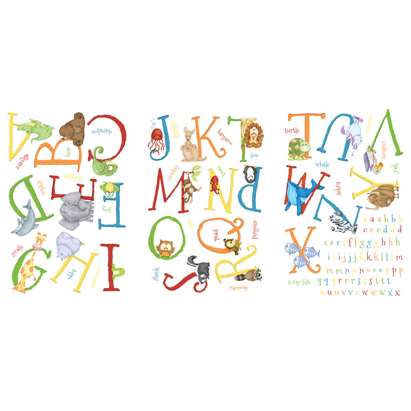 Borders Unlimited 129 Piece Alphabet Animals A Z Super Jumbo