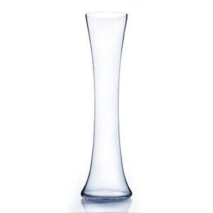 Hurricane Concaved Gathering Decorative Glass Vase
