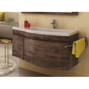 Devo 111 cm Wandmontierter Waschtisch Vena