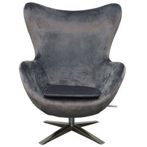 Max Fabric Swivel Rocker Lounge Chair