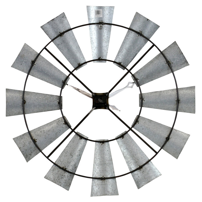 Laurel Foundry Modern Farmhouse Cherrywood 39" Farmhouse Windmill Wall