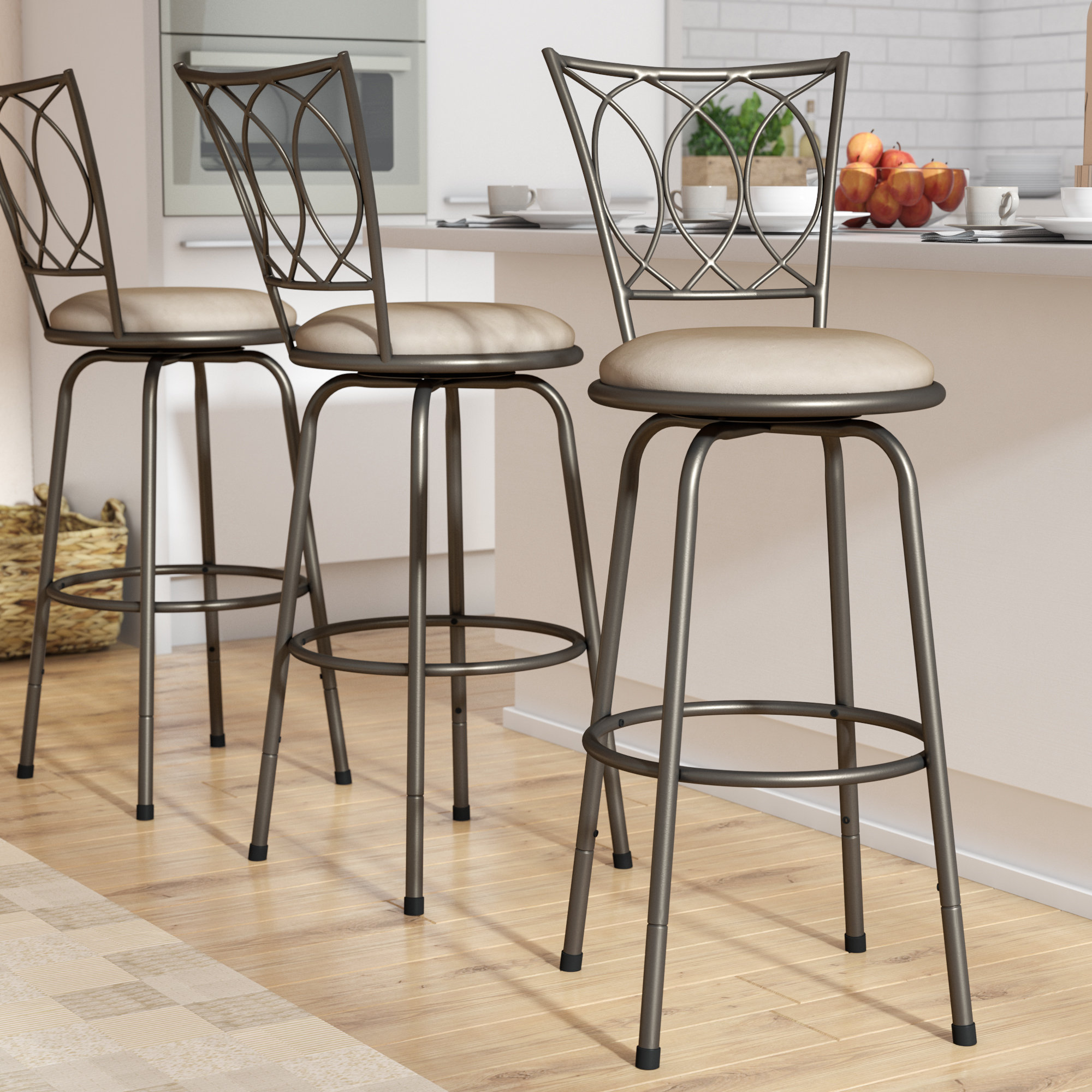 Frankfort Swivel Bar Stool Reviews Birch Lane