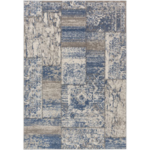 Roosevelt Brooks Denim Blue / Ivory Area Rug