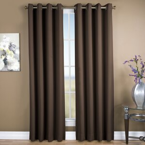 Gambier Solid Blackout Grommet Single Curtain Panel