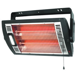 Garage Shop 1,200 Watt Ceiling Mount Electric Radiant Heater