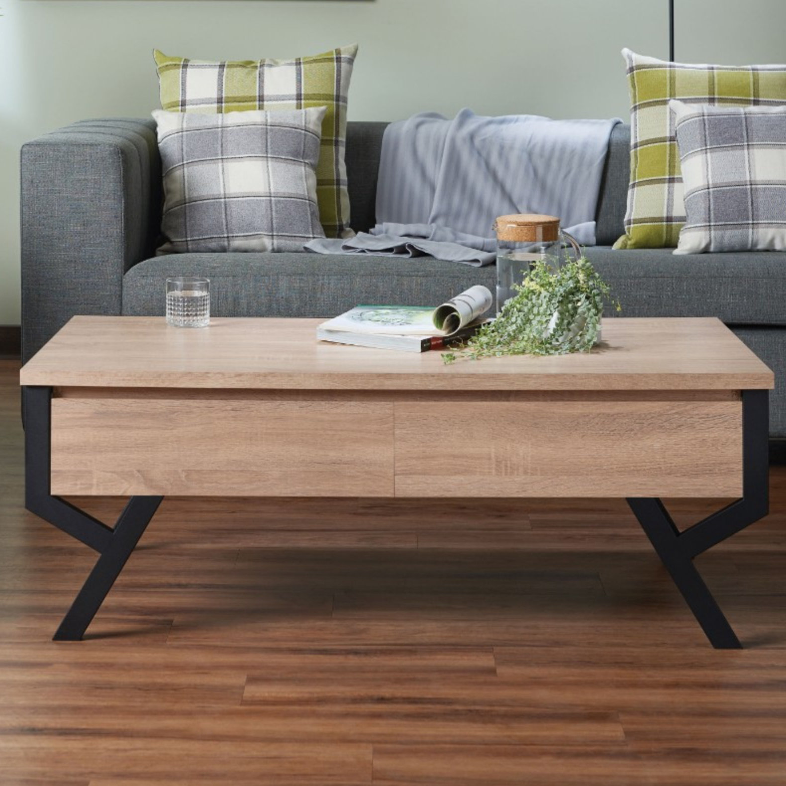 Union Rustic Dominika Transitional Rectangular Wooden Coffee Table Union Rustic Dominika Transitional Rectangular Wooden Coffee Table With Storage Wayfair