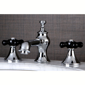Duchess Double Handle Widespread Lavatory Bathroom Faucet with Brass Pop-Up
