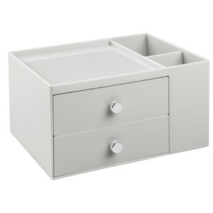 Amalia 2 Drawer Small Parts Cosmetic Organizer