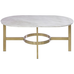 Marble Oval Coffee Tables You Ll Love Wayfair Versailles Marbled Coffee Table