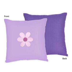 Danielle's Daisies Cotton Throw Pillow