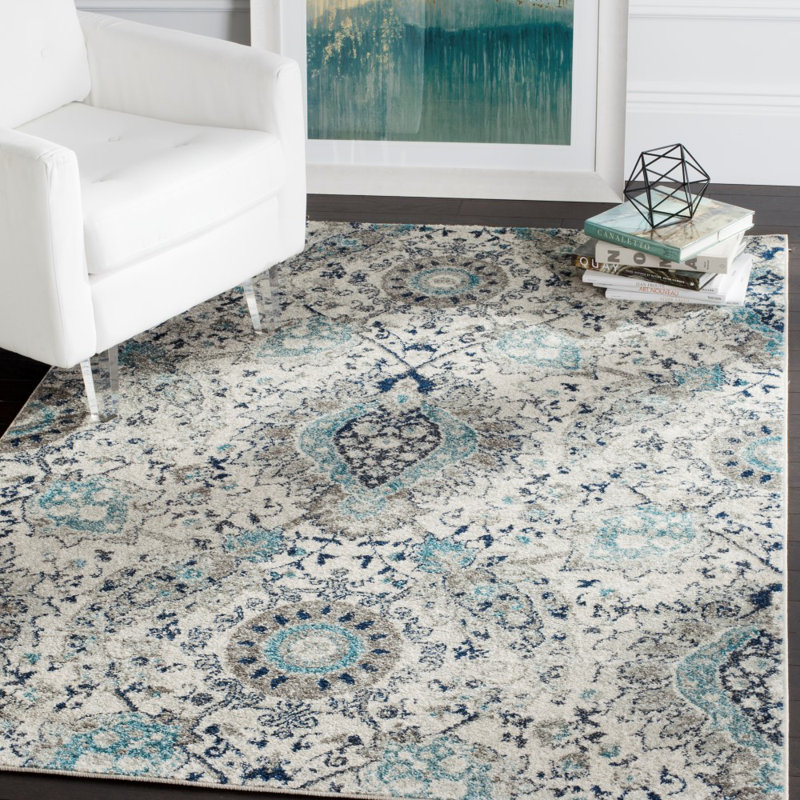 Bungalow Rose Grieve Cream Light Gray Area Rug Reviews Wayfair Grieve Cream Light Gray Area Rug