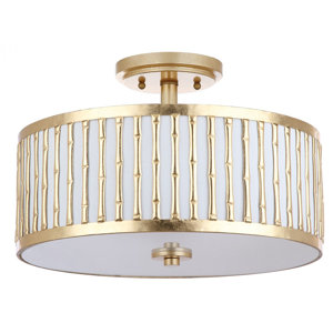 Perez 3-Light Semi Flush Mount